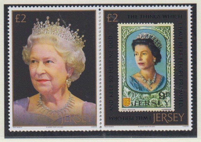 Jersey 2013, ' Coronation'  Set of 2.  unmounted mint NHM