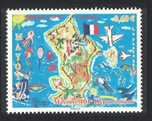 Mayotte Department Mayotte 1v MI#260