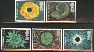 Great Britain Scott 1591-1595 MNH** 1995 set