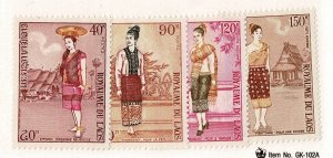 Laos #235-6,C101-2 MH cpl women