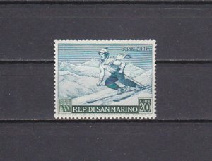 San Marino, Scott cat. C90. Lady Skier issue. ^