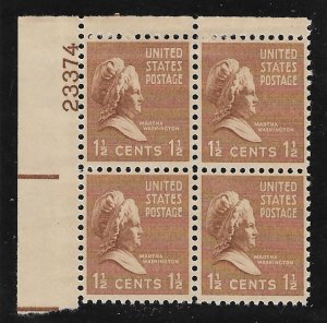805,MNH plate # 23374