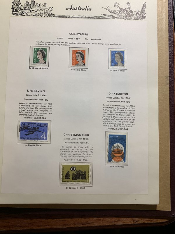 STAMP STATION PERTH Australia #Collection 1928 to Christmas1974 -Used- Unchecked
