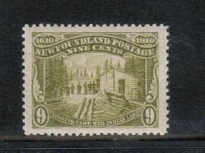 Newfoundland #100 Extra Fine Never Hinged Gem