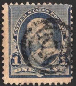 SC#219 1¢ Franklin (1890) Used
