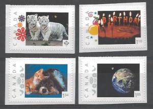 Canada Post Picture postage-Set of 4(*p*+$1.10+$1.34+$1.85)