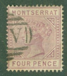 MONTSERRAT 10 USED SCV $3.50 BIN $1.50