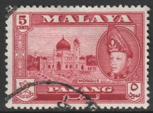 Malaya Pahang Scott 75 - SG78, 1957 Pictorial 5c used