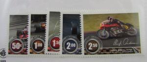 New Zealand SC #2231-35  CHAMPIONS of WORLD MOTORSPORT MNH stamp