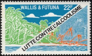 WALLIS & FUTUNA 1979 Anti-Alcoholism Campaign; Scott 234; MNH