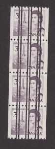 Canada 466xx VF MNH Centennial Coil strip of 4