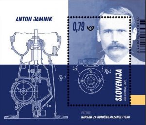 Slovenia 2022 MNH Stamps Souvenir Sheet Scott 1487 Science Invention Music Clock