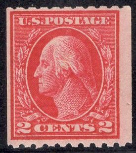 US Stamp #442 2c Washington Coil MINT Hinge SCV $10