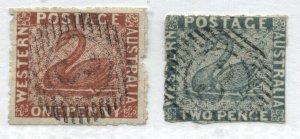 Western Australia 2 nice Swan forgeries