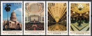 CUBA Sc# 6291-6294  RESTORATION OF NATIONAL CAPITOL BLDG  Cpl set of 4 2020 MNH