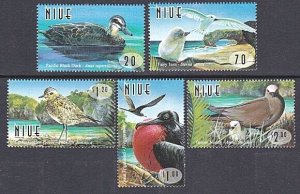 NIUE 1998 Birds set fine MNH..............................................27562A