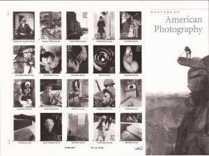 USA Sc#3649 American Photography  Full Sheet of 20  Stamps MNH