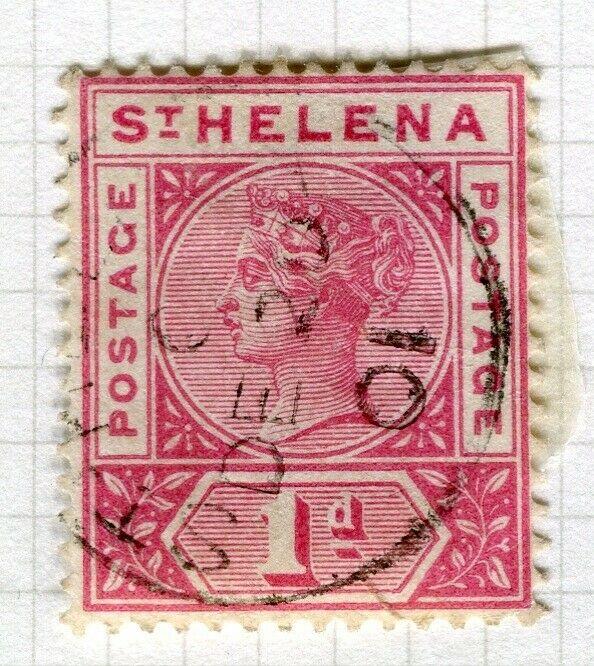 ST. HELENA; 1890-97 early QV issue fine used 1d. value