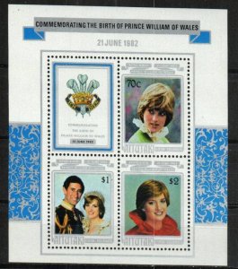 Aitutaki Stamp 270a  - Royal birth of Prince William