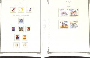 Canada Stamp Collection 2004-06 on 20 Scott Specialty Pages, Mint NH