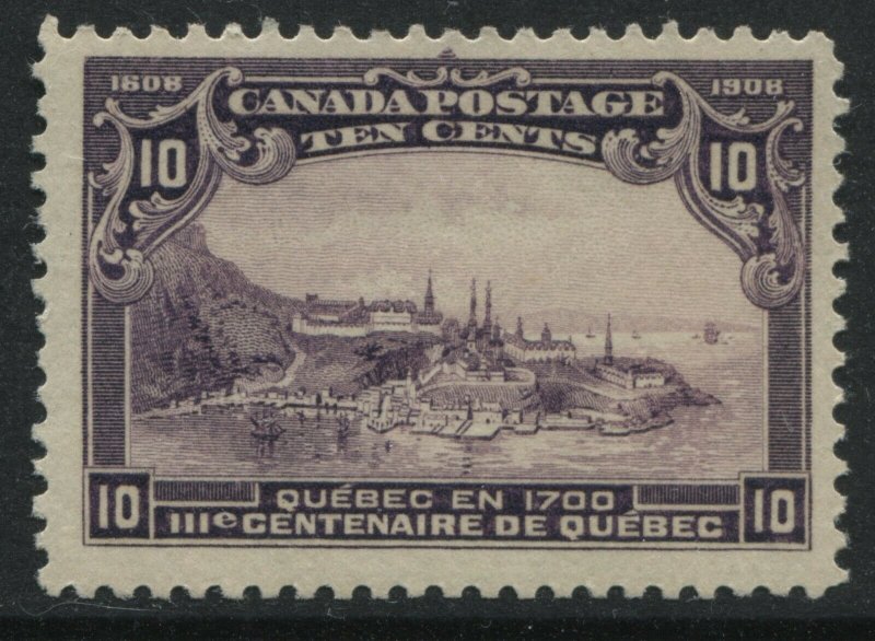 Canada 1908 Quebec Tercentenary 10 cents nicely centred mint o.g.