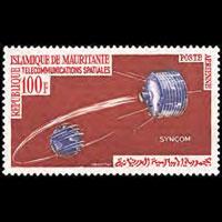 MAURITANIA 1964 - Scott# C35 Syncom Sat. Set of 1 NH