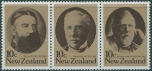 New Zealand 1979 SG1185-1187 Statesmen set MNH