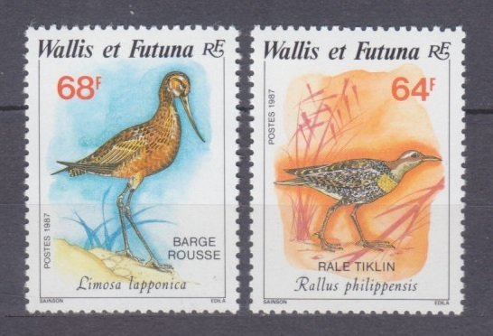 1987 Wallis and Futuna 544-545 Birds 4,60 €