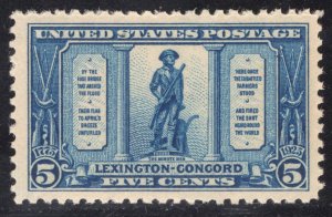 US STAMPS #619 MINT OG NH LOT #21341