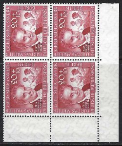 Germany Berlin 9NB20 MNH BLOCK OF 4 [D3]-1