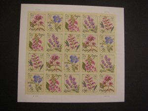 Scott 4505-4509 or 4509a, 29c Herbs, minisheet of 20 #V11111, MNH Beauties