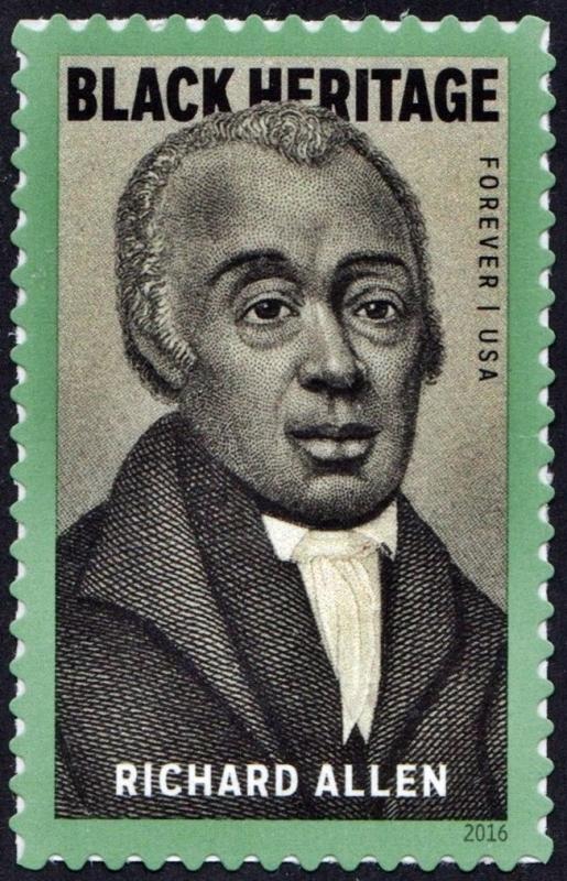 SC#5056 (49¢) Black Heritage: Richard Allen Single (2016) SA