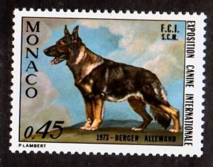 Monaco Sc 879 NH issue of 1973 - Dogs - German shepherd