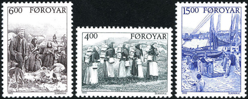 Faroe Islands #290-292 Fa285-287 MNH CV$8.75