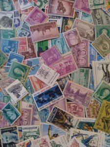 500 Unused Mint WW MNH Miint Stamps Unsearched 600,000 Hoard   NO MULTIPLLES!