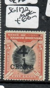 NORTH BORNEO 4C/5C  BIRD  SG 112B    MOG    P0814A H