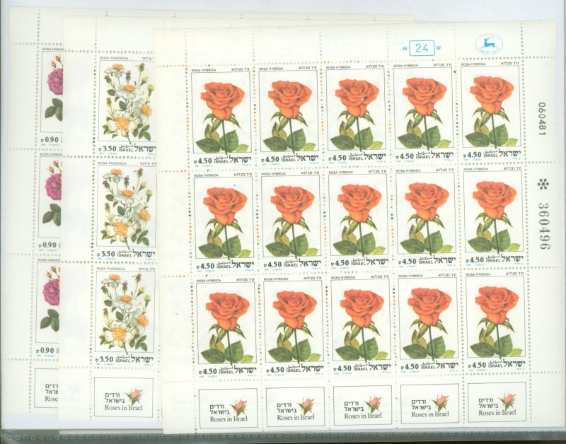 Israel #791-793 Mint (NH) Single (Complete Set)