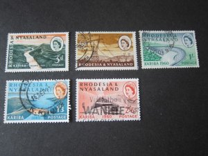 Rhodesia 1960 Sc 172-6 FU