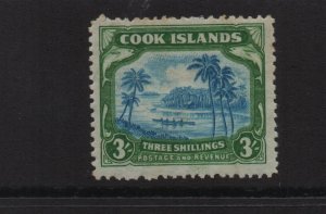 Cook Islands1945 SG145 3 Shillings  W98 mounted mint