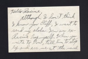 1942 CLIPPERGRAM From HAWAII with Letter & Censor Note 