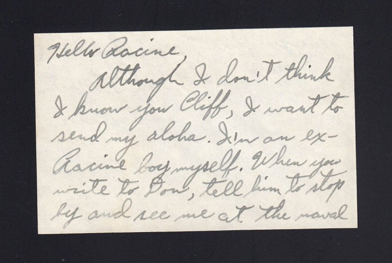 1942 CLIPPERGRAM From HAWAII with Letter & Censor Note 