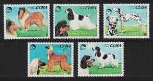 Caribic Dogs 5v 1994 MNH SG#3916-3920
