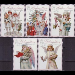 GIBRALTAR 2005 - Scott# 1029-33 Christmas Set of 5 NH