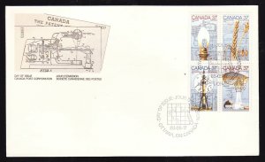 Canada-Sc#1209a-stamp on FDC-Science & Technology-1988-