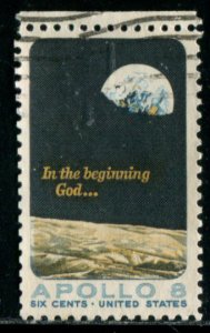 1371 US 6c Apollo 8, used