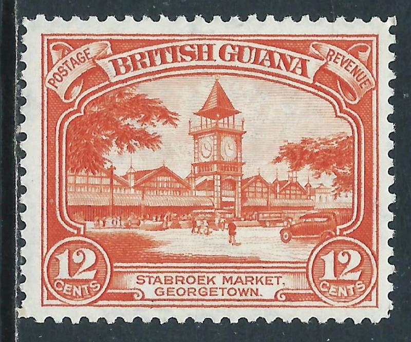 British Guiana, Sc #215, 12c MH