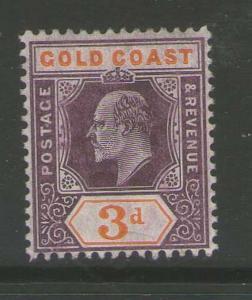 Gold Coast 1904 KEVII SG 53 MH