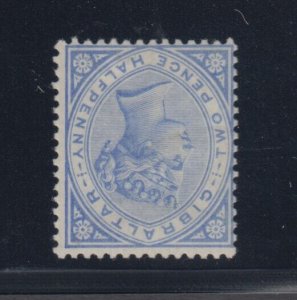 Gibraltar, SG 11w, MHR Watermark Inverted variety