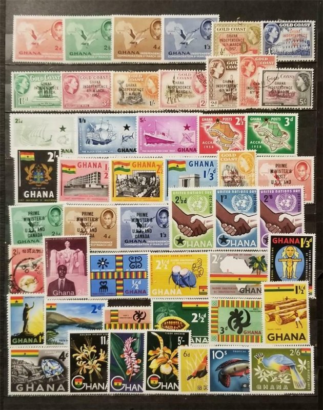 GHANA Stamp Lot Used MH T2536