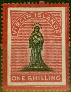Virgin Islands 1867 1s Black & Rose-Carmine SG18 Fine MM (10 Variants Available)
